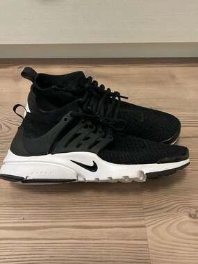NIKE 2016 AIR PRESTO FLYKNIT BLACK 7 FORCE 1 MAX 90 Sz 9.5 Wm